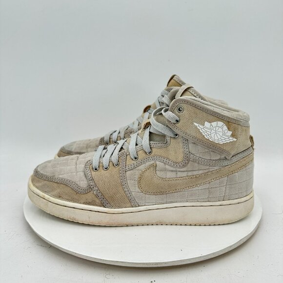 Jordan Other - Nike Air Jordan 1 High AJKO Men Size 9 638471-004 Grey Quilted Pure Shoes